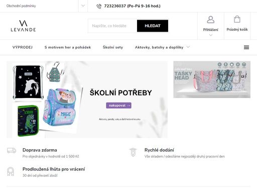 nejlevnější aktovky, batohy, bágly a produkty značek head, hash, licencí cars, frozen, minie... nejen do školy ale i na výlet, jen tak do města nebo k vodě.