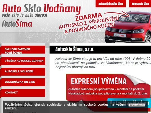 autoservis šíma s.r.o je tu pro vás od roku 1998. v dubnu 2011 jsme se přestěhovali na pobočku ve vodňanech, která je vybavena těmi ...