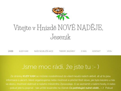 jsme moc rádi, že jste tu :- )