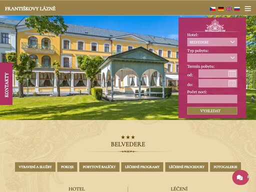 výjimečné lázně s tradicí již od roku 1793. výhradně místní přírodní léčivé zdroje. široká nabídka pobytů pro všechny generace.