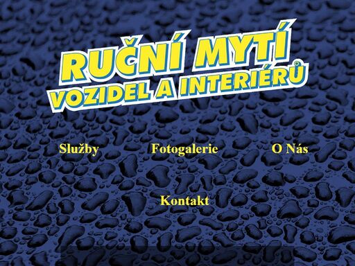 ruční mytí vozidel a čištění interiéru 