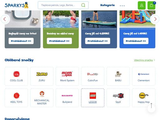 hračky pro kluky, hračky pro holky – vše skladem! akční ceny, rychlá doprava, osobní odběr na prodejnách. největší výběr lego, barbie, fisher price a dalších značek.