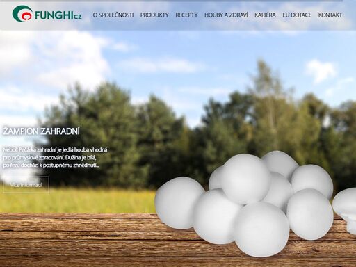 funghi cz, a.s. - moderní velkovýrobce pěstovaných hub