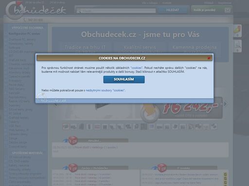 nejlevněší výpočetní technika. tradice již 30 let!