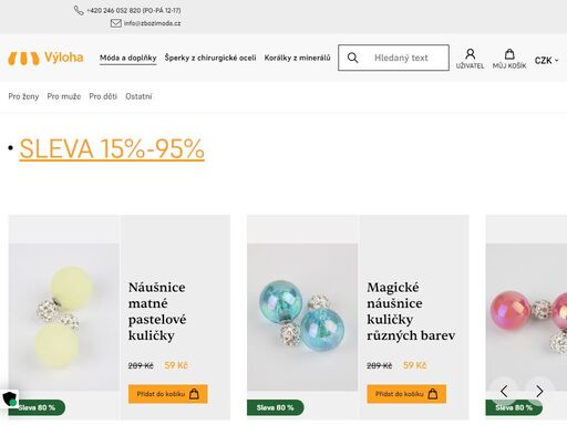 akce na zboží s nepřekonatelnými cenami! jedinečné slevy na šperky, kabelky, peněženky, elektroniku a další. doprava od 65 kč. do druhého dne u vás! ověřeno zákazníky. 