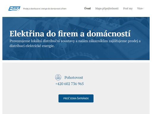 elektřina do firem a domácností