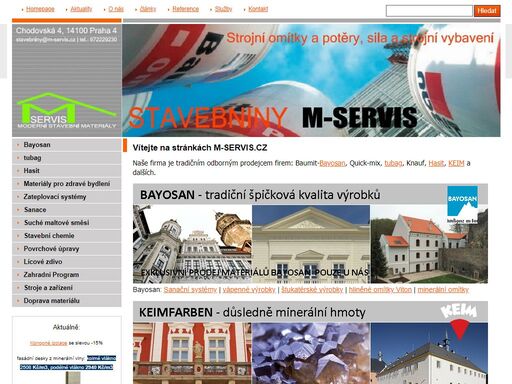 bayosan baumit, quick-mix, knauf, malty, zateplení, sanace