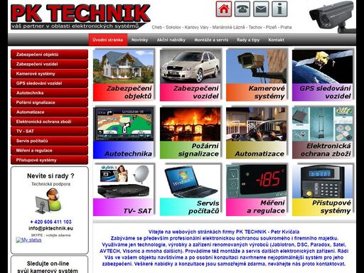 instalujeme alarmy do domů, bytů, garáží a do firemních objektů. gsm alarm - bezdrátový domovní alarm - zabezpečovací systémy. alarmy do auta - autoalarmy.