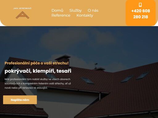 nabízíme kompletní řešení střešní konstrukce. provádíme tesařské práce, pokrývačské práce i klempířské práce.