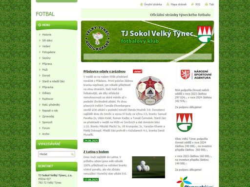 www.fotbalvelkytynec.cz