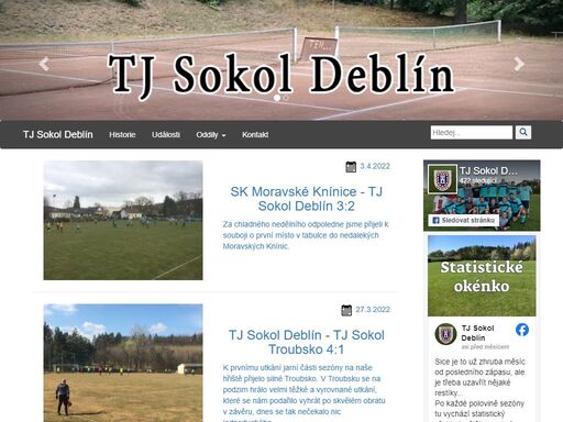 sokol deblín - text