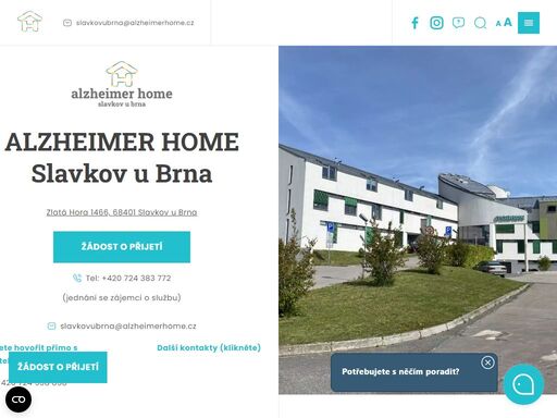 svěřte péči o své blízké do rukou oborových špiček z alzheimer home slavkov u brna. profesionální přístup, moderní vybavení a šťastní klienti