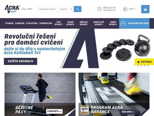 sportovní potřeby, fitness, camping, trampolíny, míčové sporty, raketové sporty, zimní sporty. široký výběr a vše skladem
