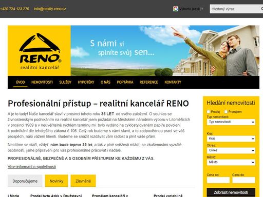 realitní kancelář reno
