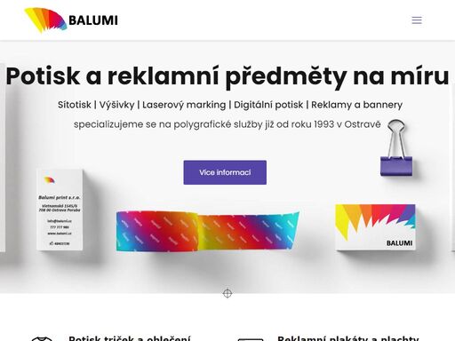 potisk oblečení, reklamních předmětů, hrnků a láhví. tisk reklamních plakátů a plachet, laser marking a magnetická reklama v ostravě.