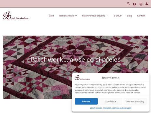 nabízím kurzy patchworku pro začátečníky, ale také méně i více pokročilé patchworkářky si také přijdou na své