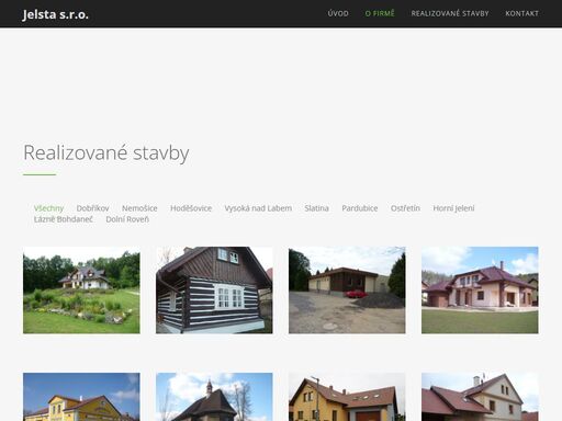 jelsta, stavby na klič, zateplení fasády,provádění staveb,přípravné a dokončovací stavební práce, specializované stavební činnosti,poradenská a konzultační činnost, zpracování odborných studií a posudků,příprava a vypracování technických návrhů, grafické a kresličské práce,služby v oblasti administrativní správy a služby organizačně hospodářské povahy