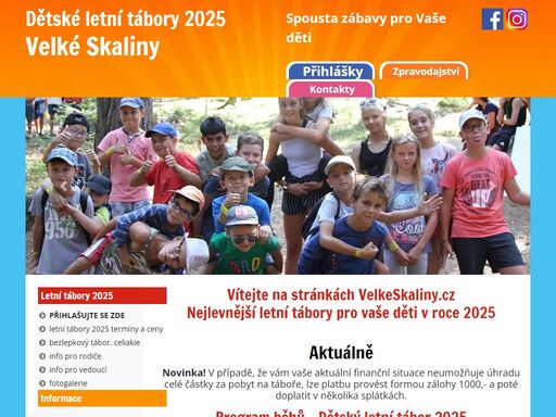 letní tábory 2025 jihočeský kraj, školní výlety, letní tábor, dětský tábor, dětské tábory. již více jak 20 let pořádáme skvělé letní tábory pro děti. 