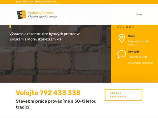 výstavba a rekonstrukce bytových prostor ve zlínském a moravskoslezkém kraji. lité podlahy, obklady, omítky, malířské práce, renovace komínů.