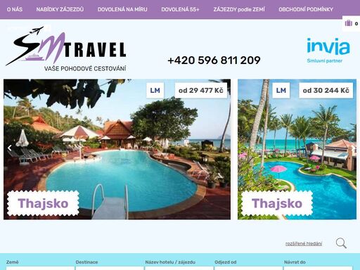 internetový i kamenný prodej zájezdů ověřených cestovních kanceláří, 18-let zkušeností, smluvní partner invia v havířově, lastminute a first minute slevy, nabídky na míru pro individuálního klienta i skupiny. prodej letenek, jízdenek.