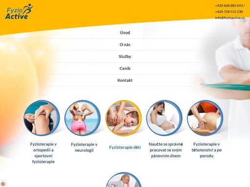fyzioactive je ambulantní pracoviště fyzioterapie v prostějově, které poskytuje odborná vyšetření, léčbu a prevenci širokého spektra poruch pohybového aparátu u dospělých i u dětí. 
