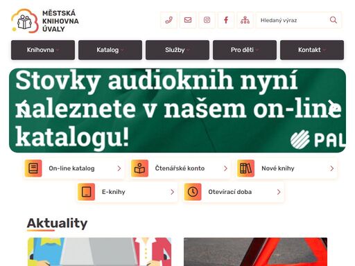 městská knihovna úvaly oficiální stránky městské knihovny úvaly