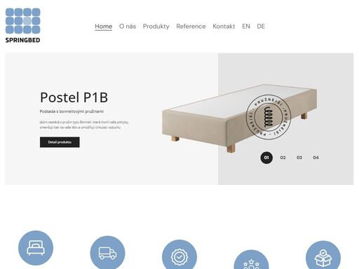 springbed je komplexní hotelový postelový systém. zakázková výroba postelí. matrace. postele. boxspring. bonnellové pružiny. springbox.