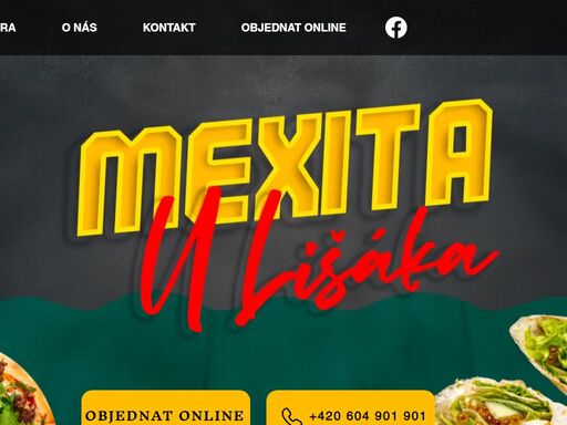 mexita u lišáka nabízí široký výběr z italské, mexické a mezinárodní kuchyně, k pití pak značková i rozlévaná vína, točené pivo klášter 11° a plzeň a různé pivní speciály a kvalitní kávu lavazza.