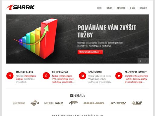 navrhujeme marketingové strategie a kampaně na internetu, spravujeme ppc kampaně, rozesíláme direct mailing, spravujeme profily na sociálních sítích, ...