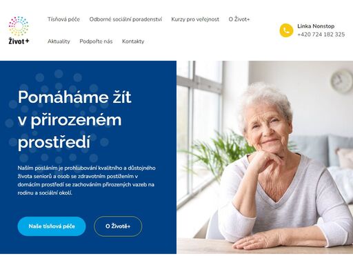 poskytujeme sociální služby pro seniory, osoby se zdravotním postižením a osoby s chronickým onemocněním: tísňová péče, odborné sociální poradenství a kurzy pro veřejnost.