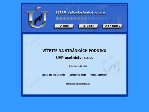 uvp účetnictví s.r.o. účetní poradenství, vedení účetnictví, daňové evidence mezd, ekonomické poradenství