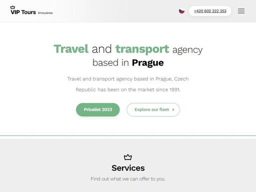 vip tours – travel and transport agency based in prague. we offer tours and excursions and vip transport. 