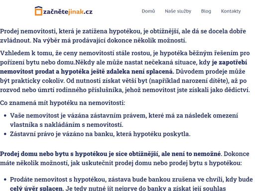 nejste si jisti, jestli lze prodat dům nebo byt zatížený hypotékou? potřebujete prodat nemovitost s hypotékou nebo jiným zástavním právem?