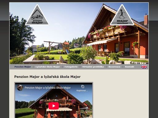 penzion major v rokytnici nad jizerou, ubytování s lyžařskou školou