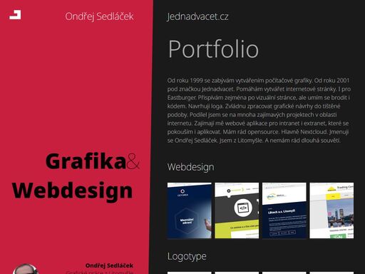  / ondřej sedláček, grafické práce a webdesign z litomyšle