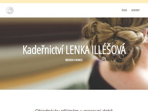 provozuji služby dámského a pánského kadeřnictví v brodku u konice.