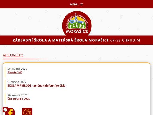základní škola a mateřská škola morašice okres chrudim