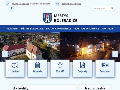 městys boleradice