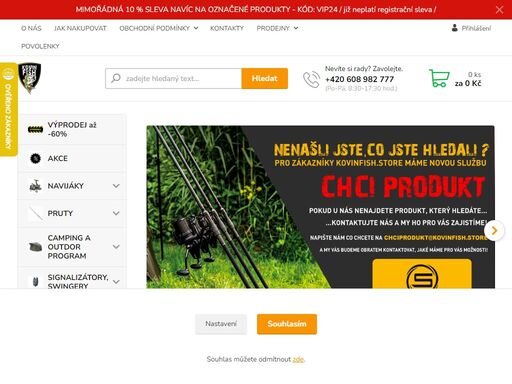 eshop pro milovníky rybaření a outdoru ! | kovin fish s.r.o.