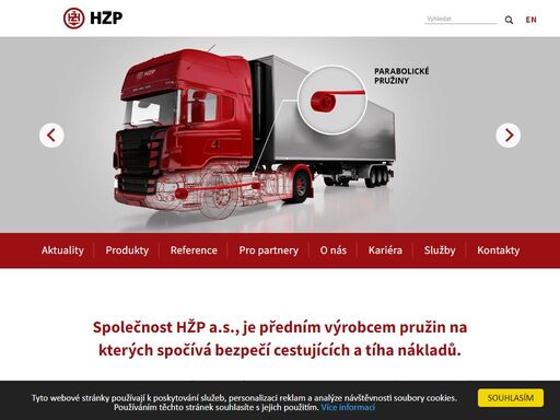 společnost hžp a. s., člen skupiny třinecké železárny - moravia steel, je především exportní, dobře zavedená firma s šedesátiletou tradicí, která vyrábí produkty s vysokou přidanou hodnotou. hžp jsou předním evropským výrobcem šroubových, listových a