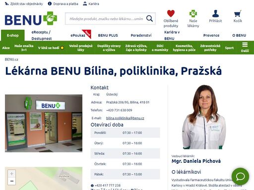 ?bílinská lékárna se specializuje na geriatrickou péči, speciální výživu a péči o zuby. nechejte si poradit proškoleným personálem a buďte fit!?