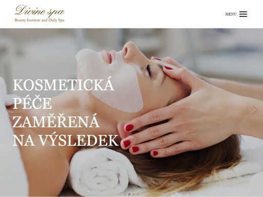 institut krásy a denní lázně divine spa nabízí kvalitní francouzskou kosmetickou péči, masáže.