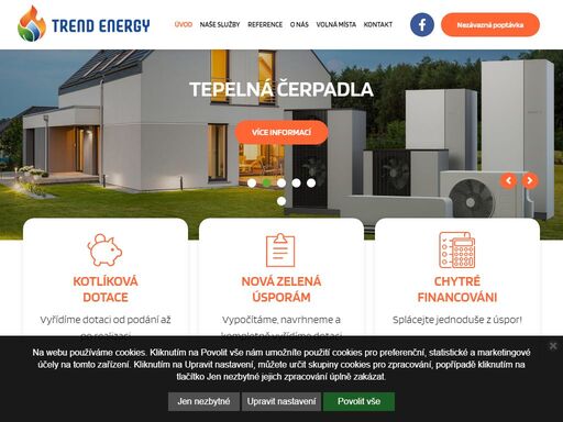 instalatérské a topenářské práce. montáž kotlů na tuhá paliva, plynových i elektrických kotlů, tepelných čerpadel, rekuperací, solárních panelů na ohřev tuv | trendenergy.cz