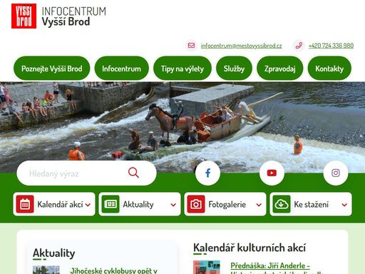 infocentrum města vyšší brod