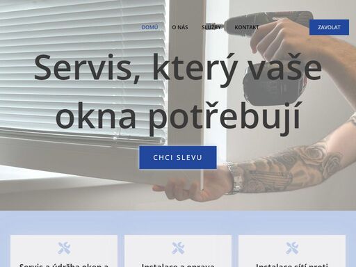 profesionální servis a údržba všech typů oken. jezdíme i pohotovost. nabízíme instalaci kvalitních žaluzií a sítí proti hmyzu, které ochrání váš domov.
