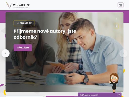 absolútne anonymne. priama komunikácia s autorom. za 7 rokov na trhu stovky spokojných zákazníkov. navštívte nás.