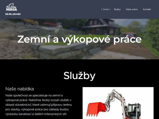 zemní a výkopové práce třinec