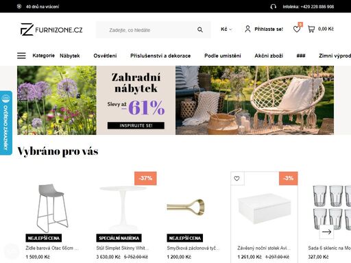   furnizone  - moderní desigový nábytek a doplňky - internetový obchod furnizone.cz