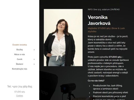 info: dne 12.5. solárium zavřeno