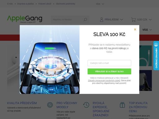 online obchod s doplňky pro apple iphone, ipad, watch, macbook, airtag. jsme specialisté na bezdrátové nabíjení a redukce pro apple produkty.